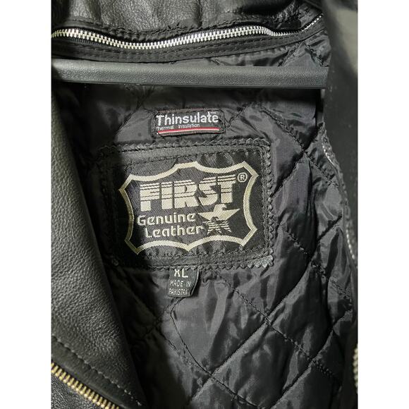 Wilson First Genuine Leather Jacket with Thinsulate Removable Layer Size XL - Picture 8 of 15